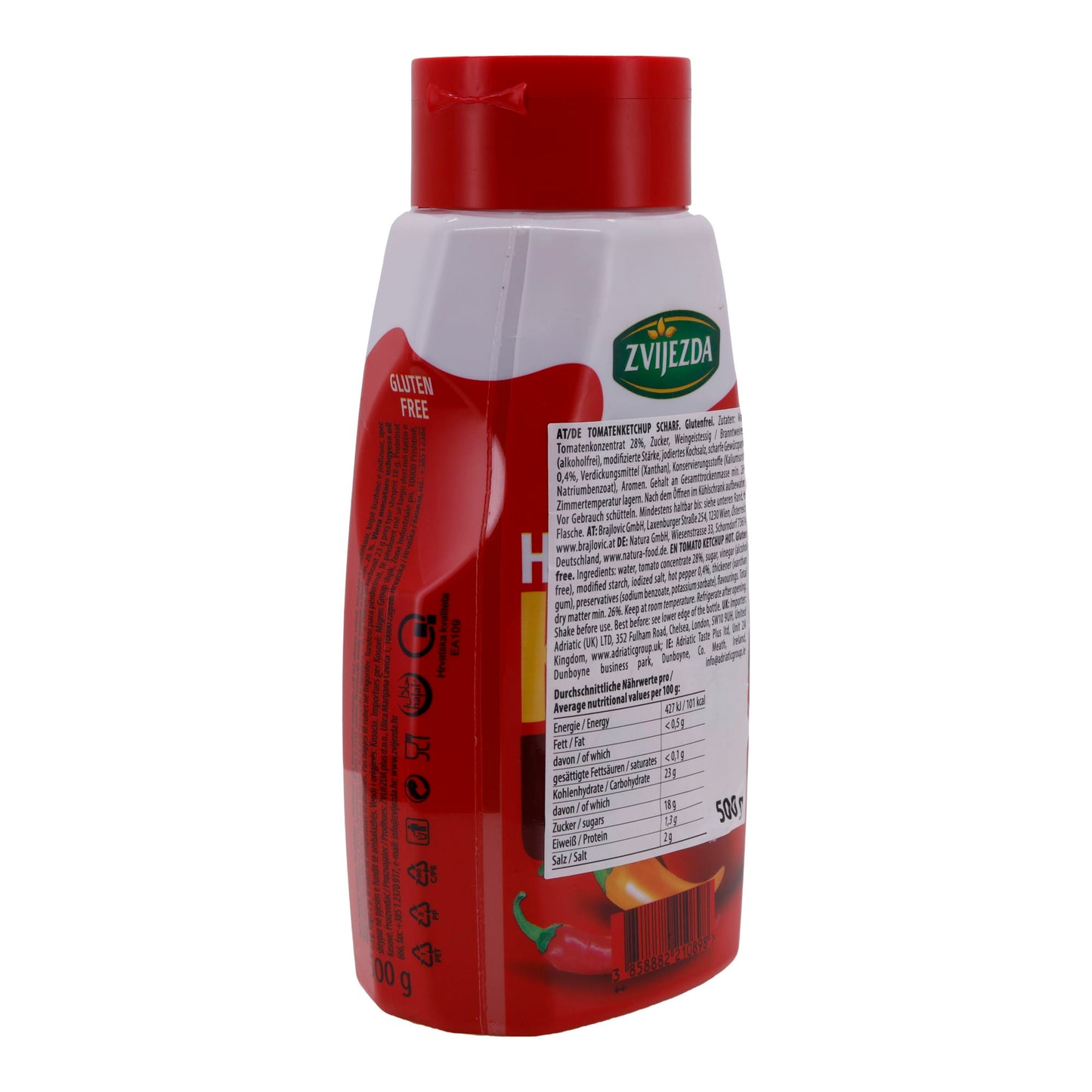 Ketchup Zvijezda | Pittig | Scherpe smaak, glutenvrij | 500g