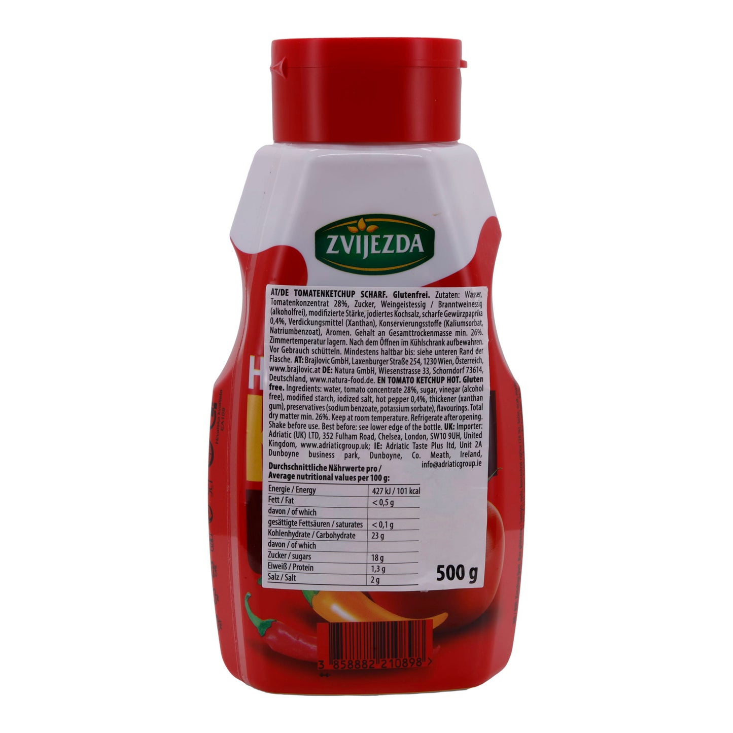 Ketchup Zvijezda | Pittig | Scherpe smaak, glutenvrij | 500g