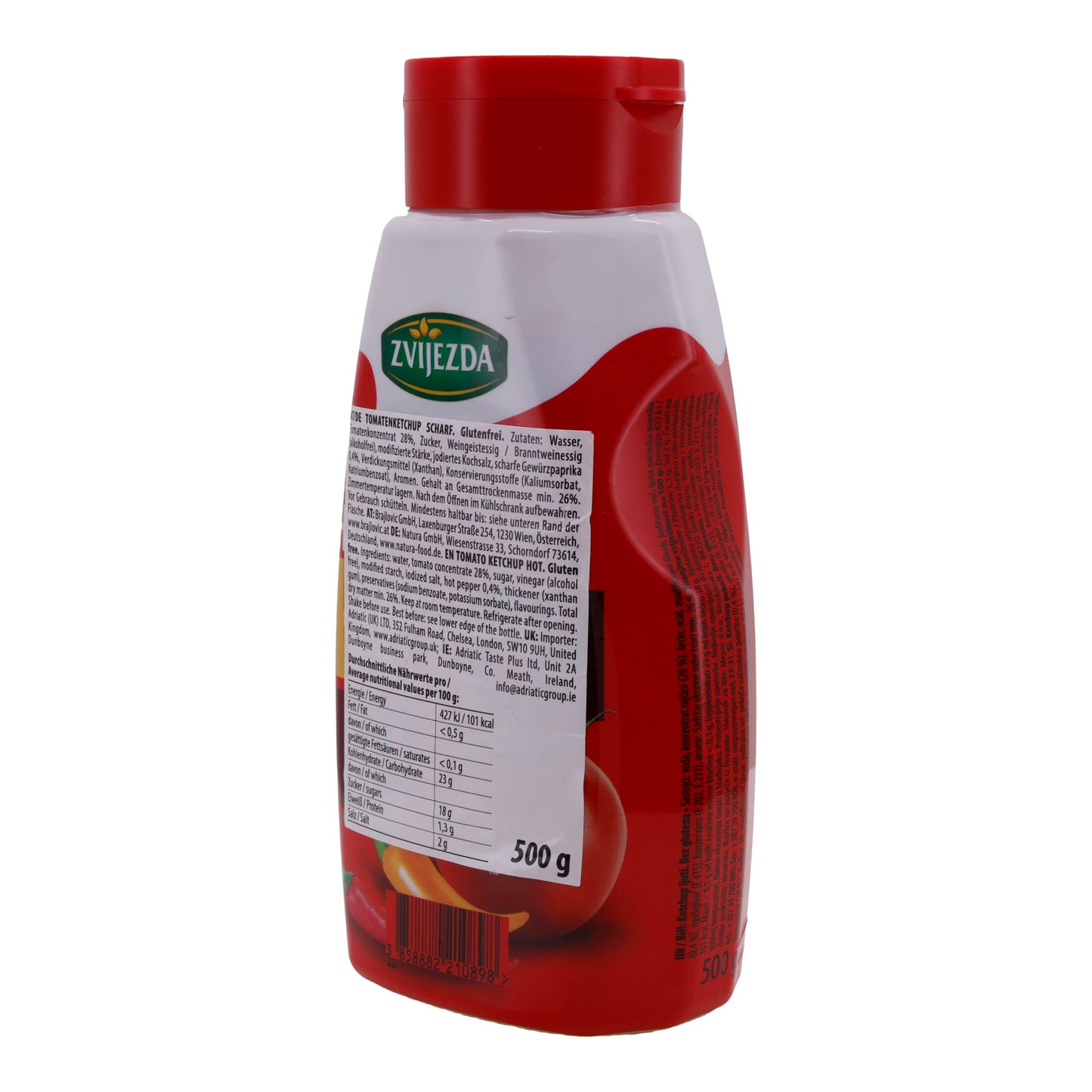Ketchup Zvijezda | Pittig | Scherpe smaak, glutenvrij | 500g
