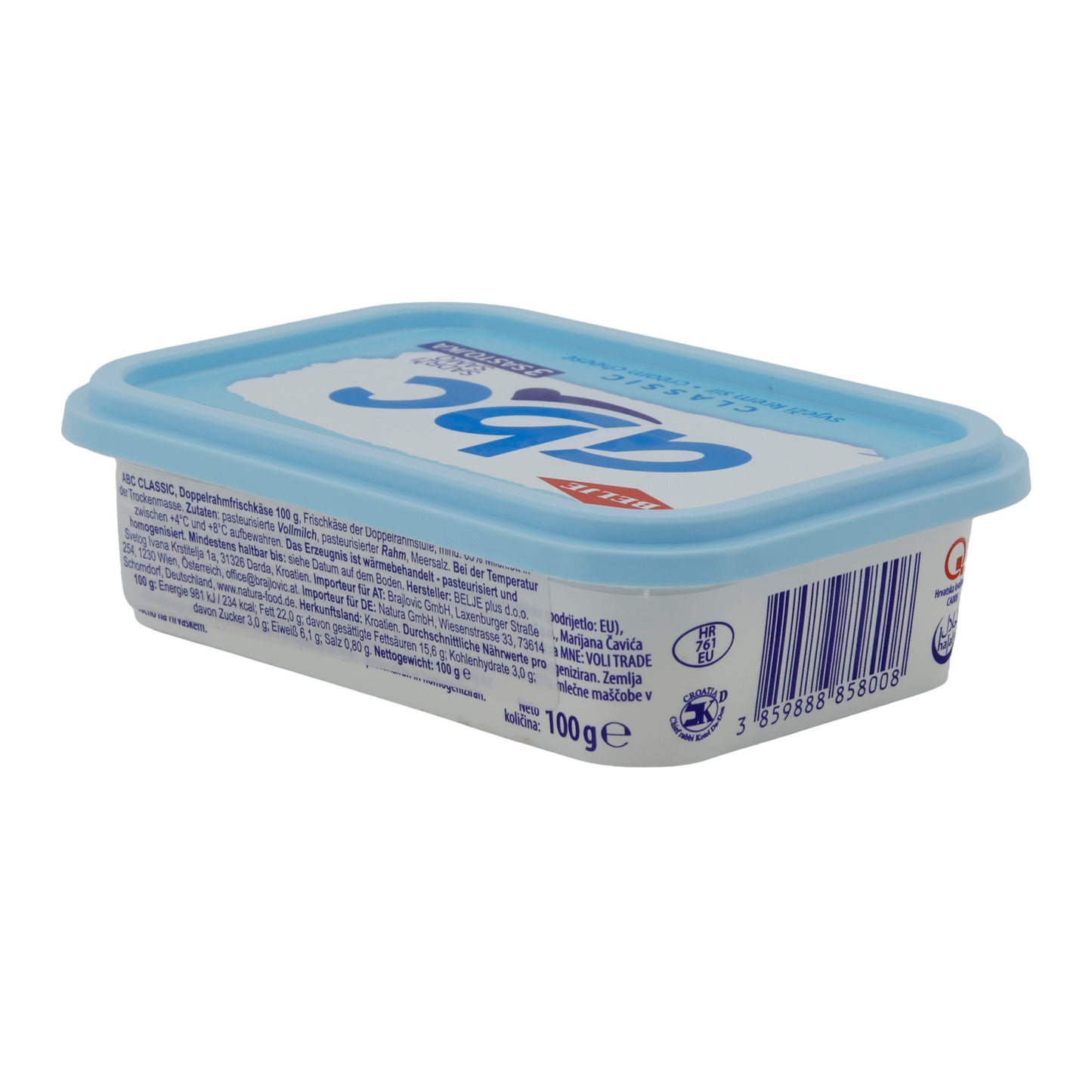 Formaggio fresco ABC Classic Formaggio fresco | Doppia panna | Dalla Croazia | 100 g