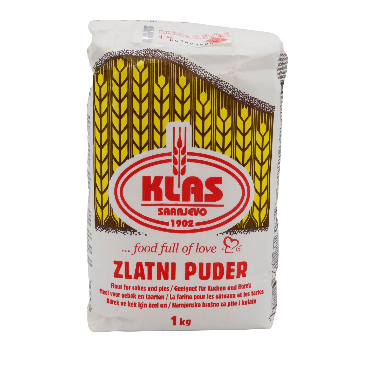 Weizenmehl Klas Zlatni Puder | Mehl | Für Kuchen & Börek | 1kg