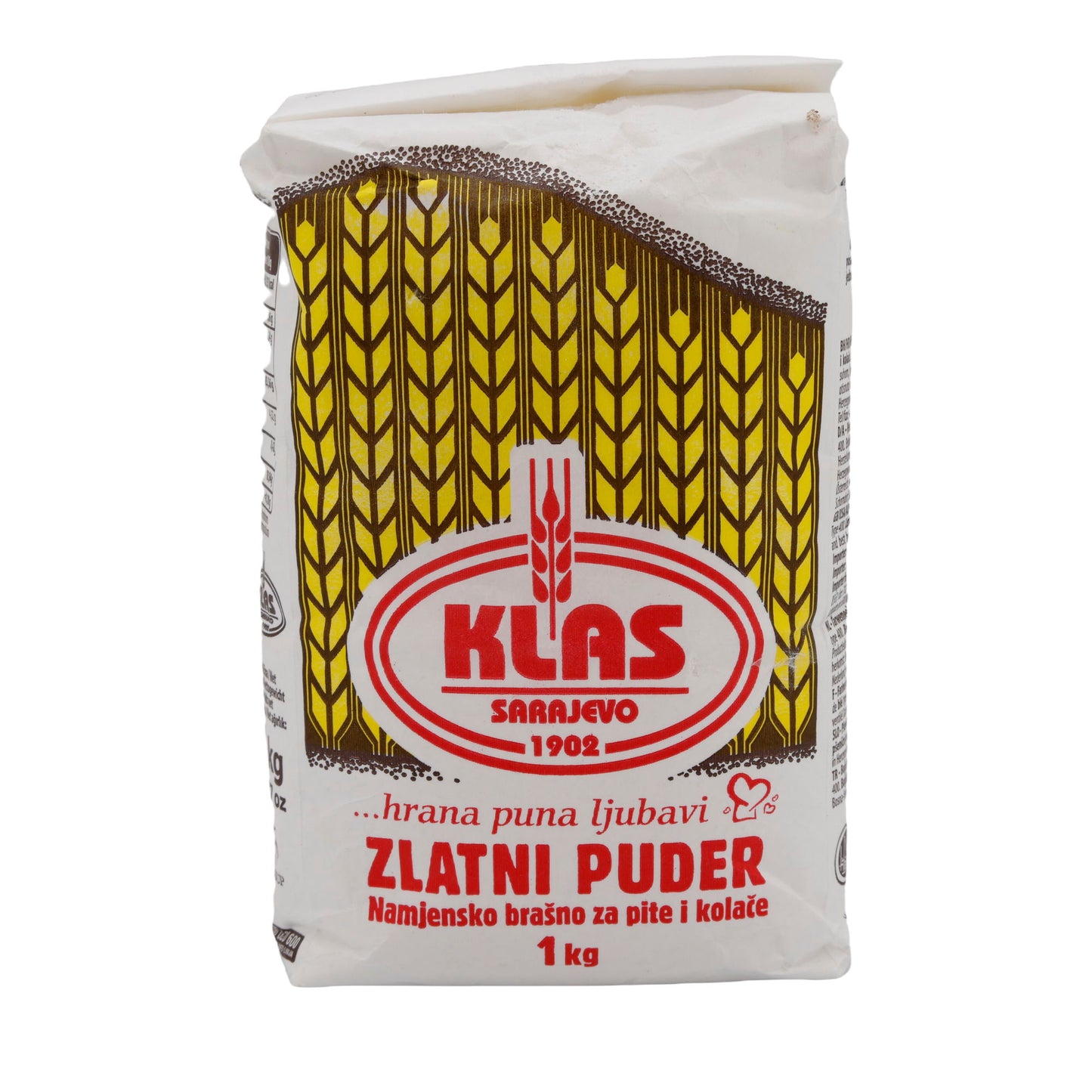 Weizenmehl Klas Zlatni Puder | Mehl | Für Kuchen & Börek | 1kg