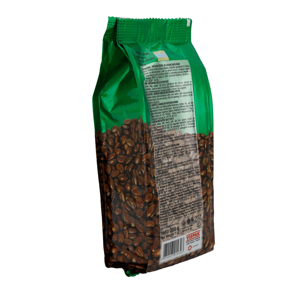 Kaffee Zlatna | Džezva | Traditioneller bosnischer Kaffee für intensiven Kaffeegenuss | 200 g VISPAK