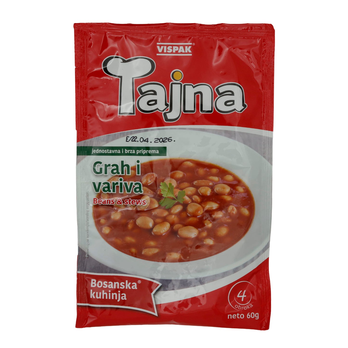 Kruidenmix Tajna | Grah i Variva | Voor Bosnische bonengerechten | 60 g