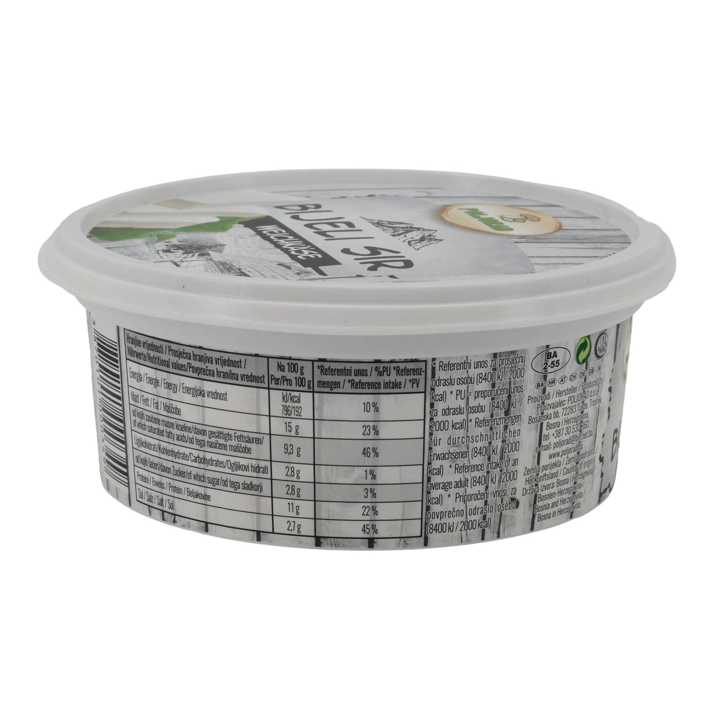 White Cheese Weichkäse – 200 g – Traditional Bosnian cheese in brine