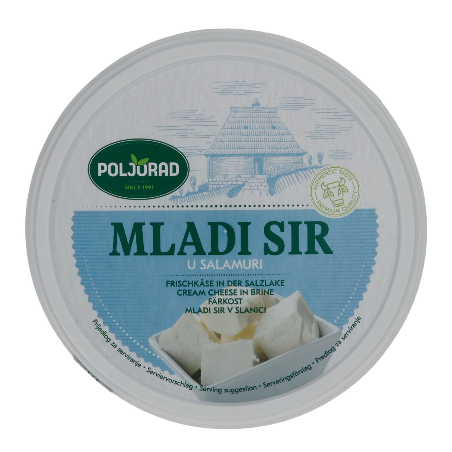 Formaggio fresco Poljorad Mladi Sir in salamoia | Formaggio fresco | In salamoia | 540 g