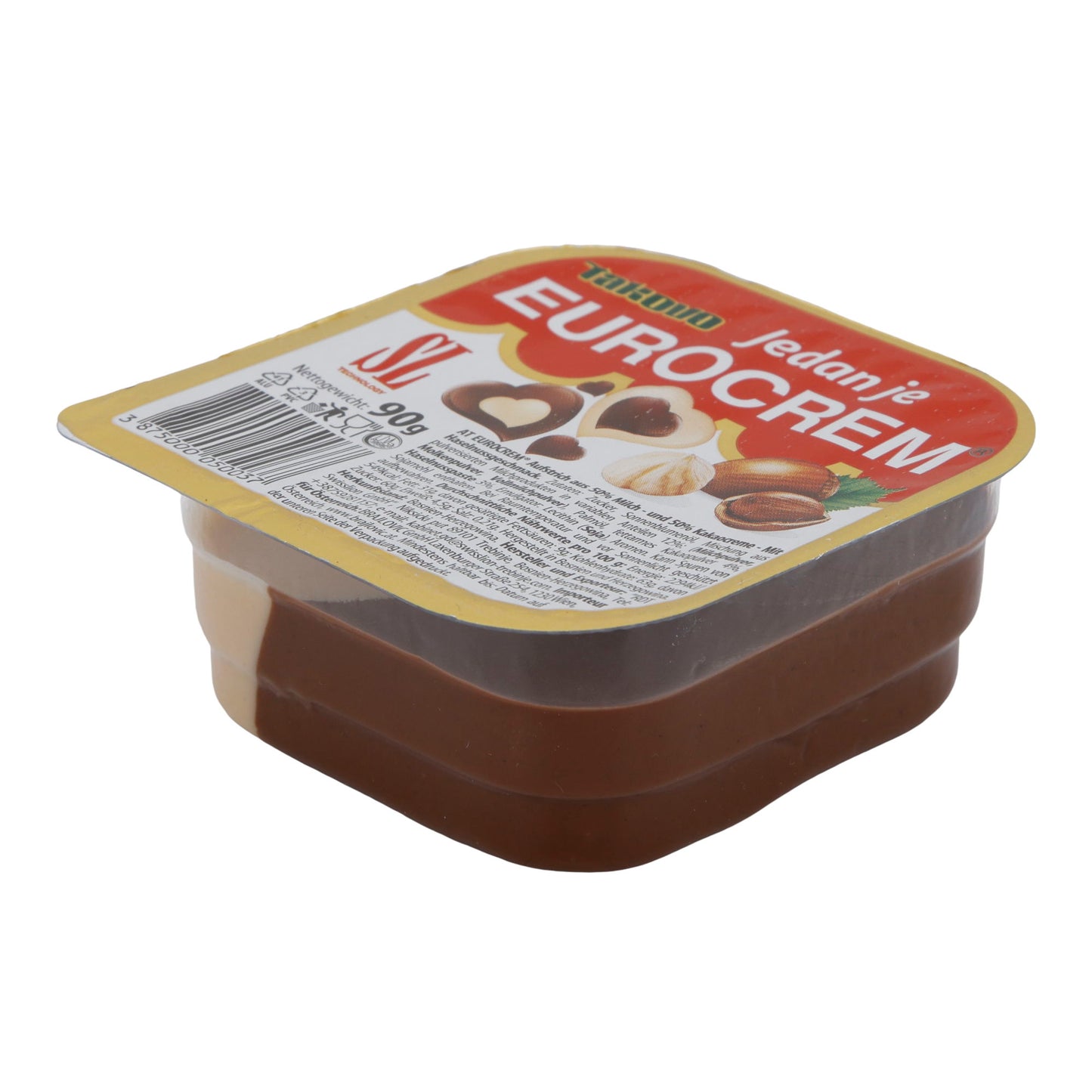 Creme Takovo | Eurocrem | Zweifarbige Milch- und Kakaocreme für den perfekten Genuss | 90 g