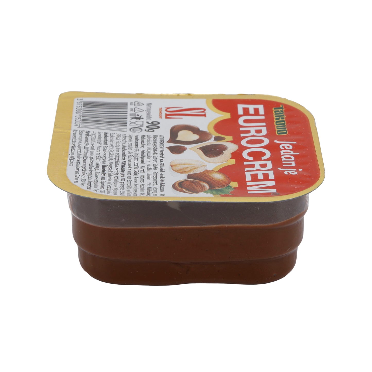 Creme Takovo | Eurocrem | Zweifarbige Milch- und Kakaocreme für den perfekten Genuss | 90 g