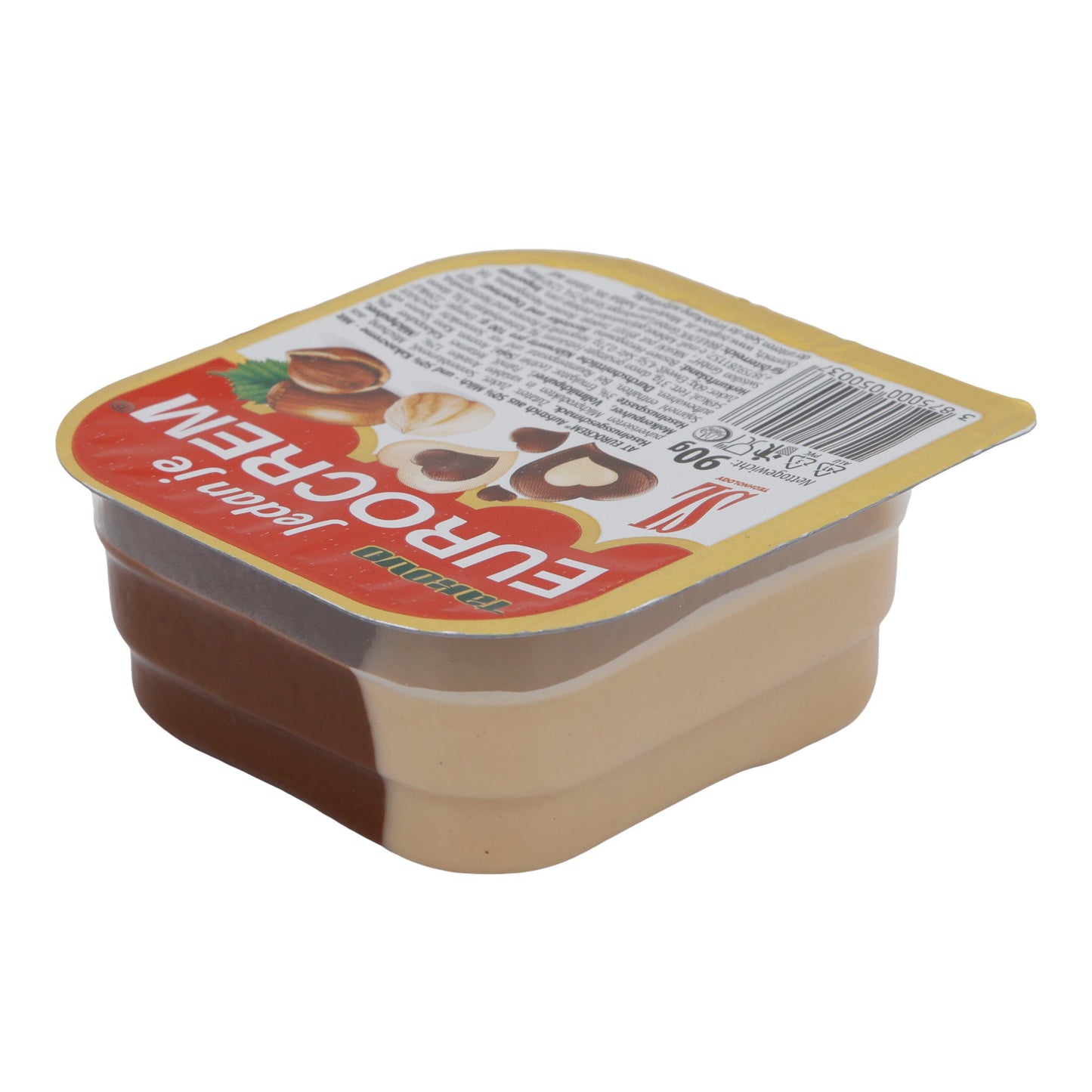 Creme Takovo | Eurocrem | Zweifarbige Milch- und Kakaocreme für den perfekten Genuss | 90 g