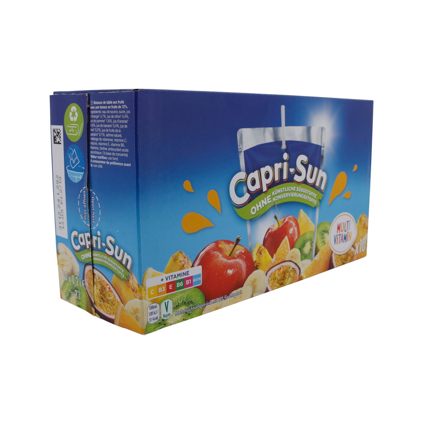 Fruchtsaft Capri-Sun | Multivitamin | Fruchtsaftgetränk | 10 x 200 ml