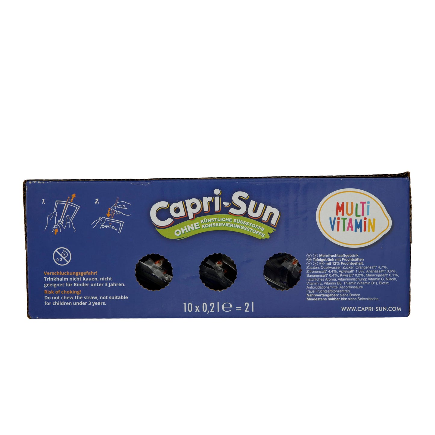 Fruchtsaft Capri-Sun | Multivitamin | Fruchtsaftgetränk | 10 x 200 ml