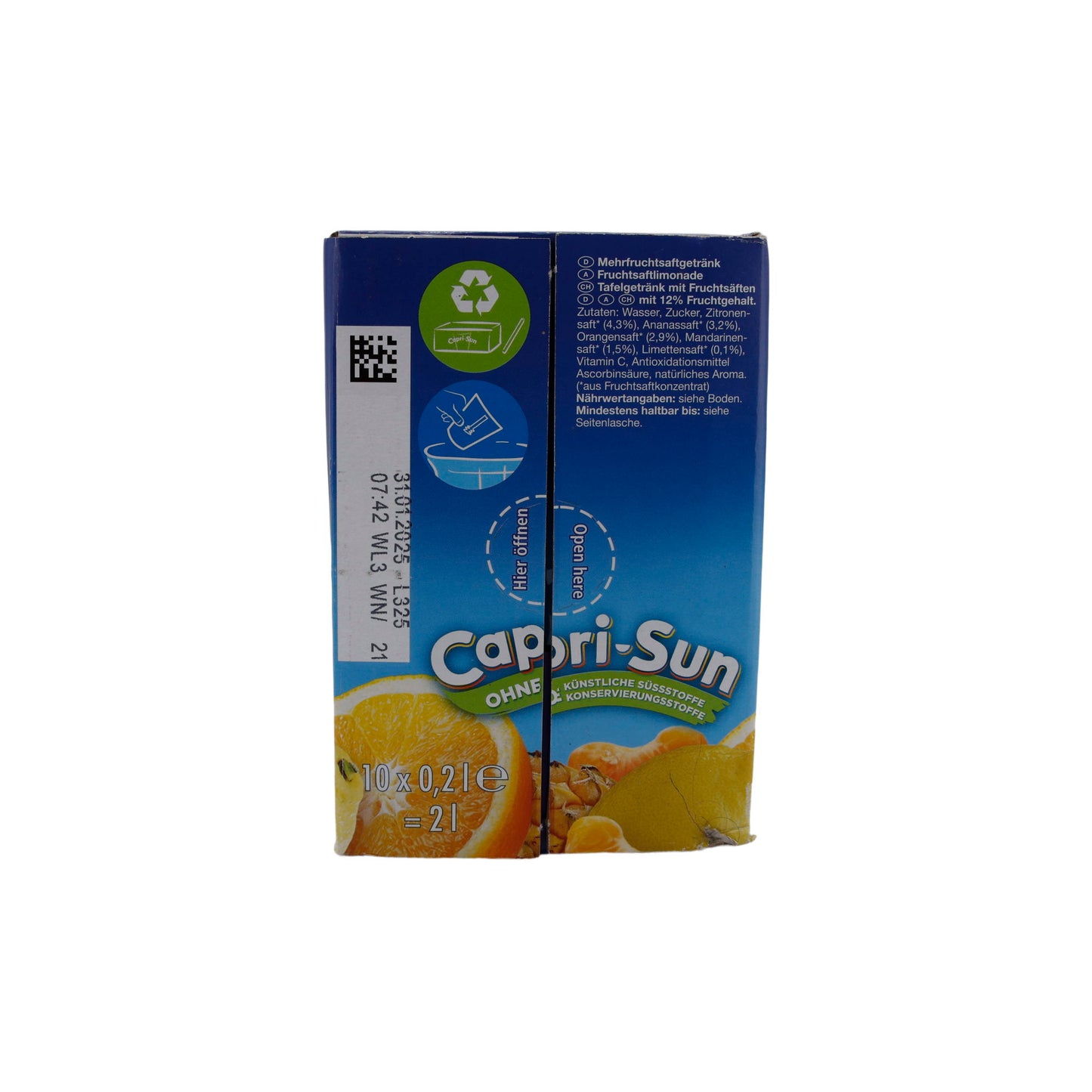 Fruchtsaft Capri-Sun | Safari Fruits | Fruchtsaftgetränk | 10 x 200 ml