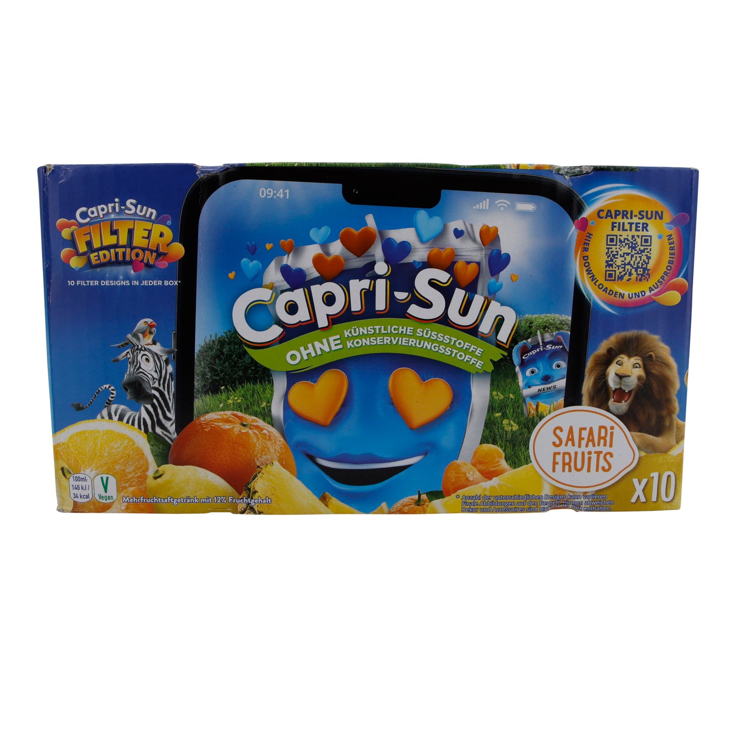 Fruchtsaft Capri-Sun | Safari Fruits | Fruchtsaftgetränk | 10 x 200 ml
