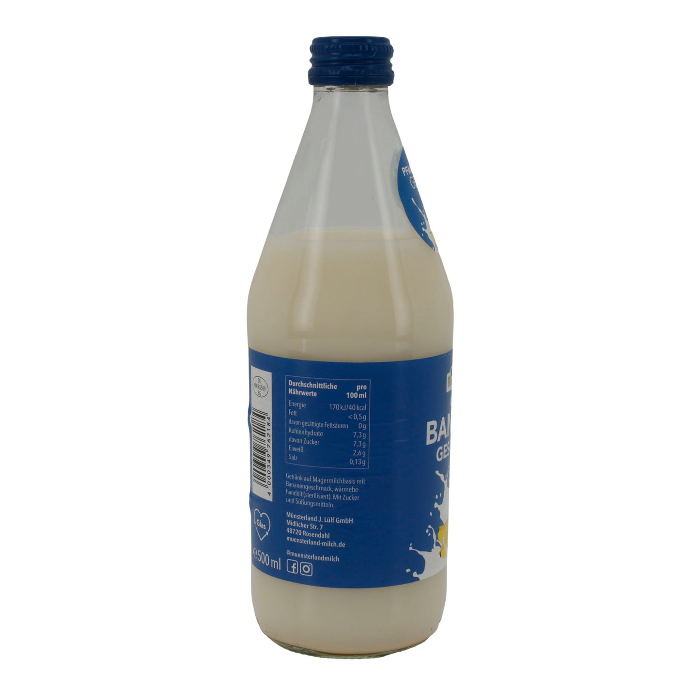 Münsterland Classico Muz Aromalı Süt Karışımı | Kremamsı | Muz Aromalı | 500 ml