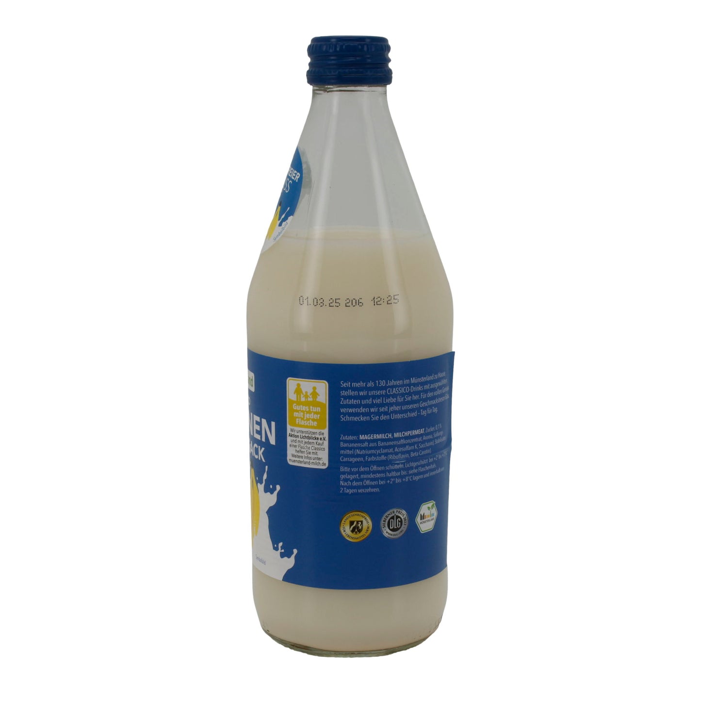 Münsterland Classico Muz Aromalı Süt Karışımı | Kremamsı | Muz Aromalı | 500 ml