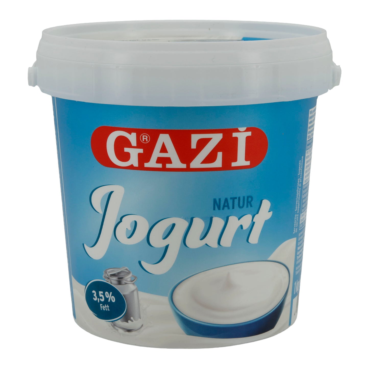 Naturyoğurt Gazi | Kremamsı Yoğurt | %3,5 Yağ | 1 kg