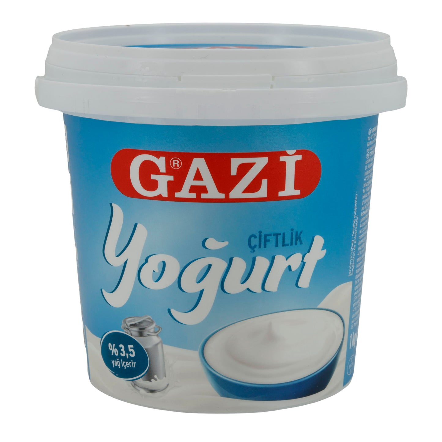 Naturyoğurt Gazi | Kremamsı Yoğurt | %3,5 Yağ | 1 kg