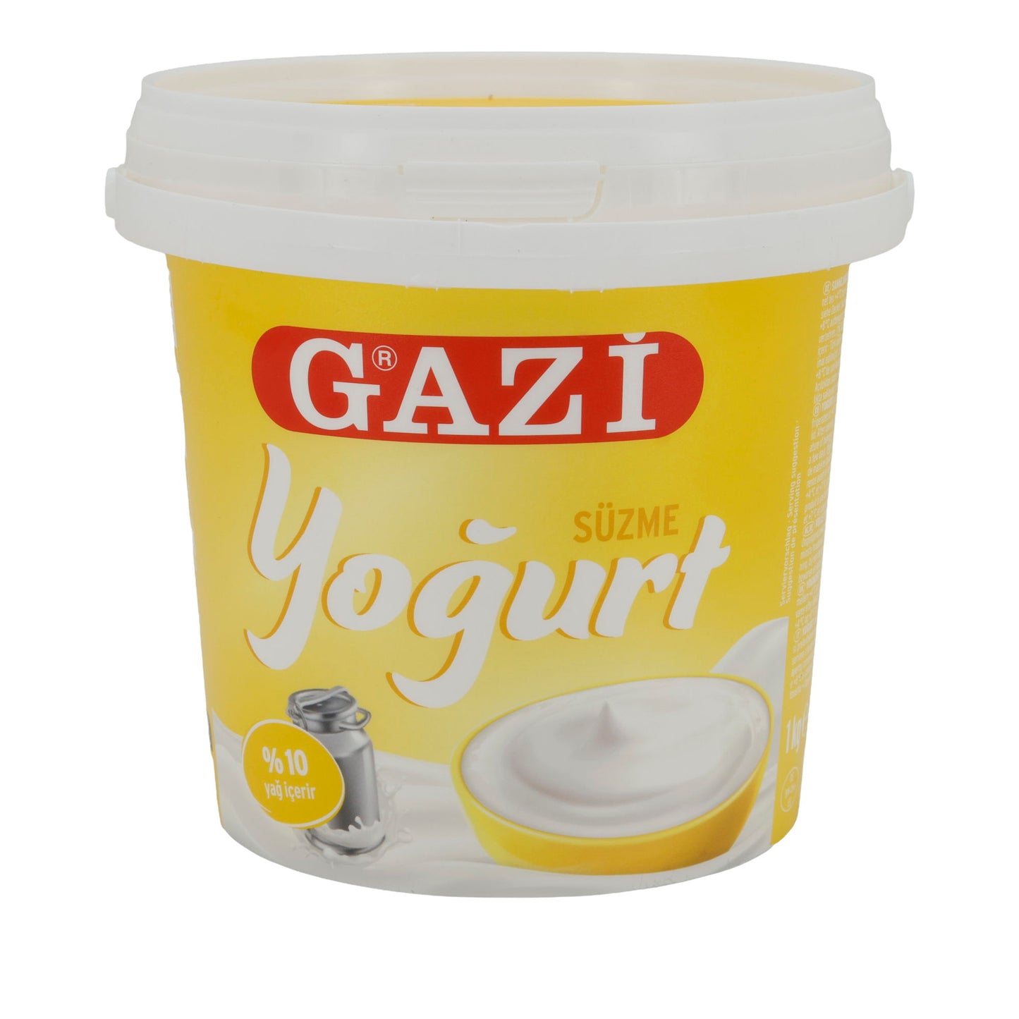 Yaourt Gazi Sahnejoghurt | Yaourt | Extra crémeux avec 10 % de matière grasse | 1 kg