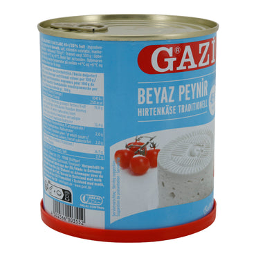 Hirtenkäse Gazi Beyaz Peynir | Hirtenkäse in pekel | 45% vet i. Tr. | 750 g