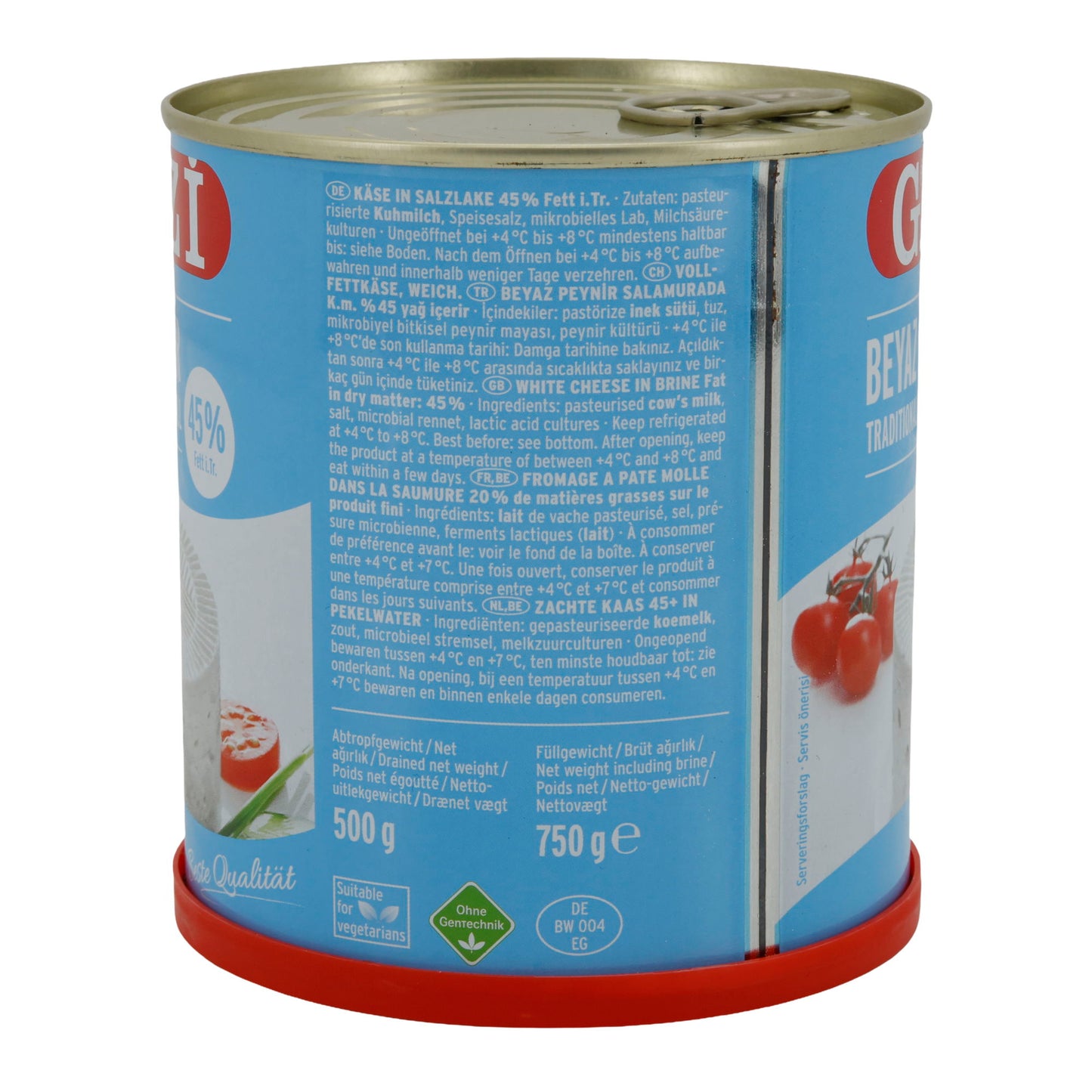 Hirtenkäse Gazi Beyaz Peynir | Hirtenkäse in pekel | 45% vet i. Tr. | 750 g