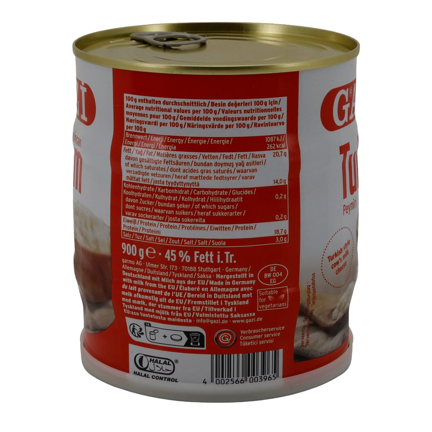Formaggio Gazi Erzincan Tulum Peyniri | Tradizionale | Formaggio nomade turco in salamoia | 900 g