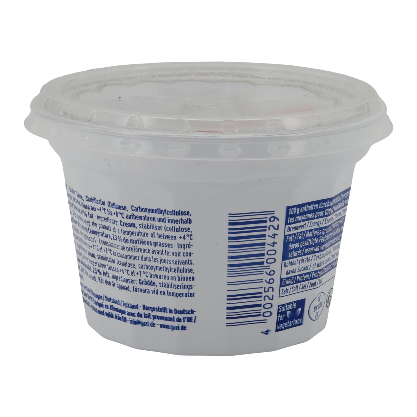 Sauerrahm Milochka Crème aigre | Sauerrahm | Crémeux avec 20% de matière grasse | Pot de 400 g
