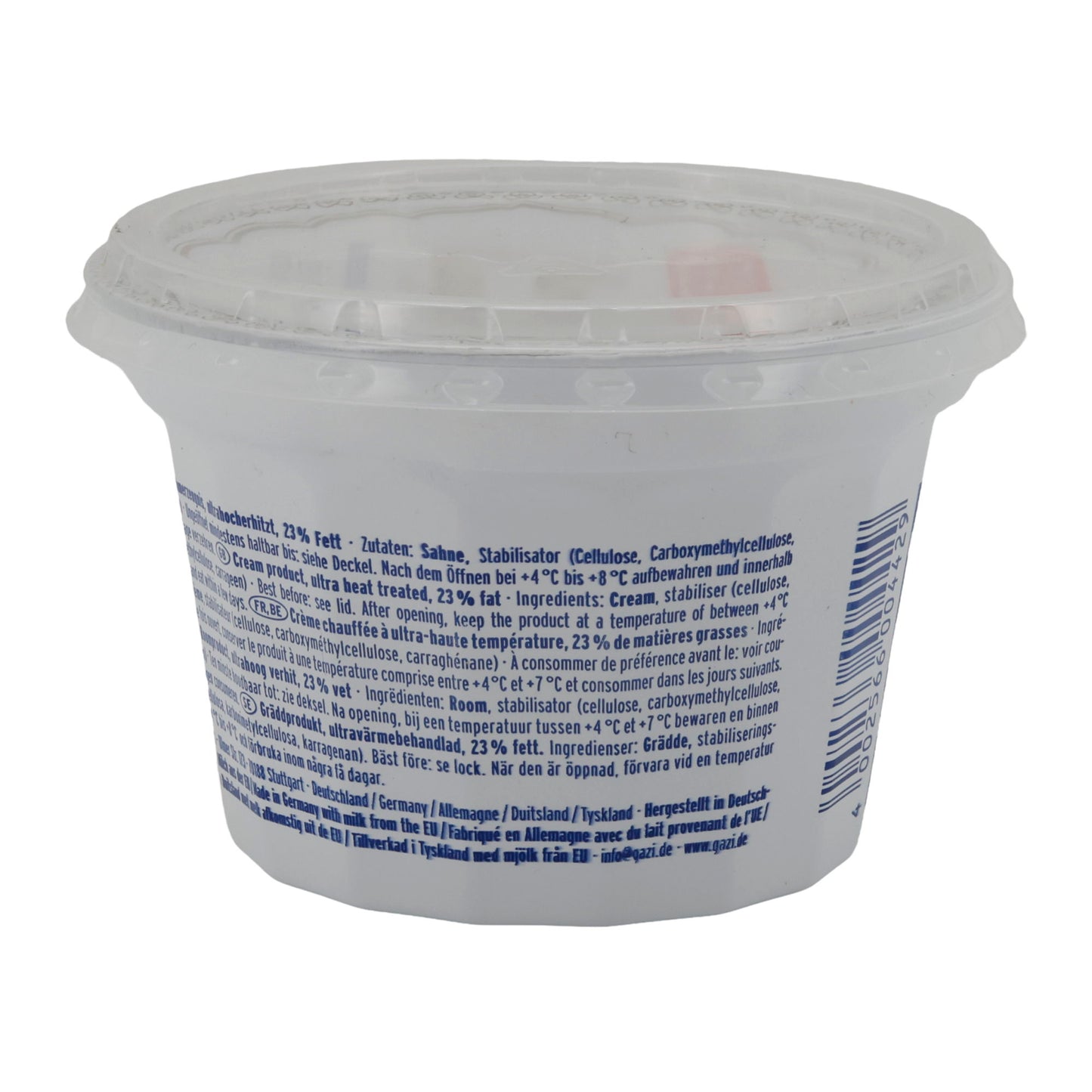 Sauerrahm Milochka Crème aigre | Sauerrahm | Crémeux avec 20% de matière grasse | Pot de 400 g