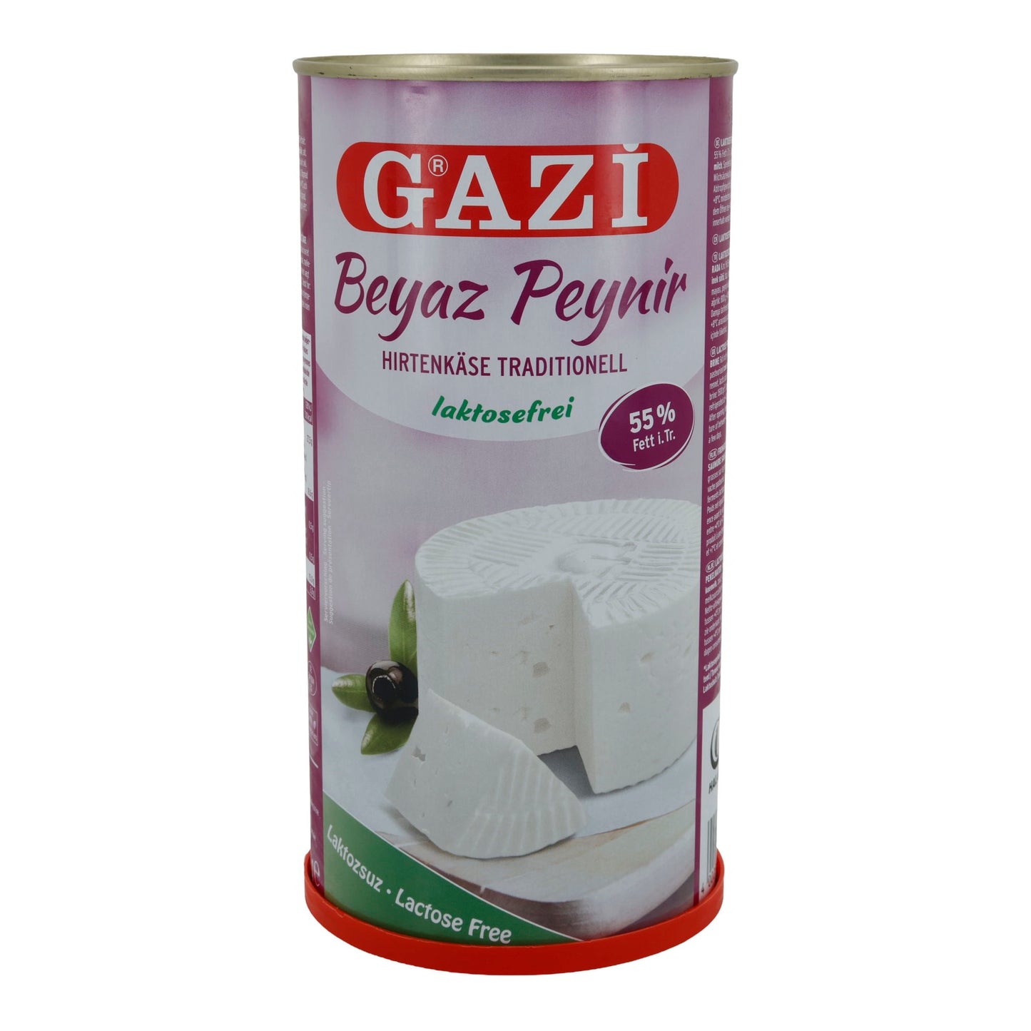Hirtenkäse Gazi Beyaz Peynir Lactosevrij | Traditioneel | 55% vet i. Tr. in pekel | 1500 g