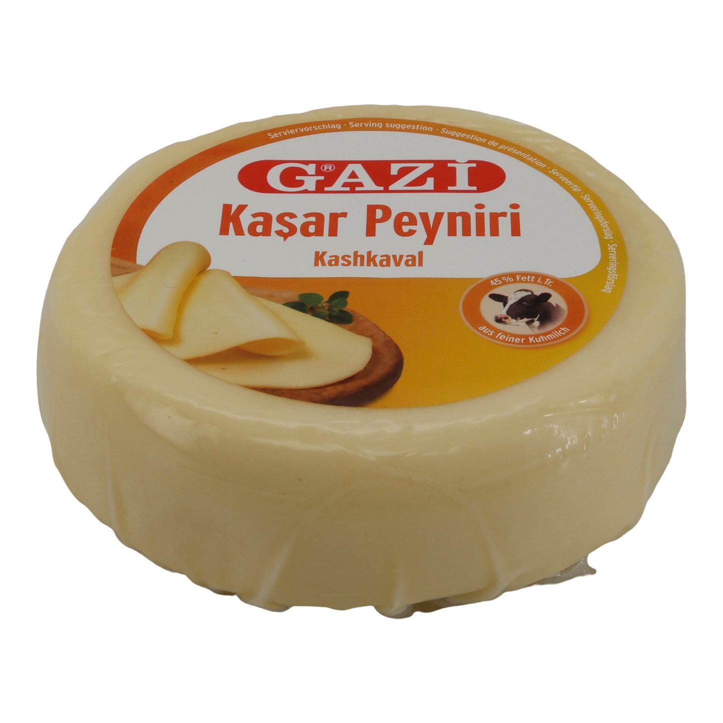 Käse Gazi | Formaggio Kaşar | Formaggio Kashkaval 45% grassi | 400 g