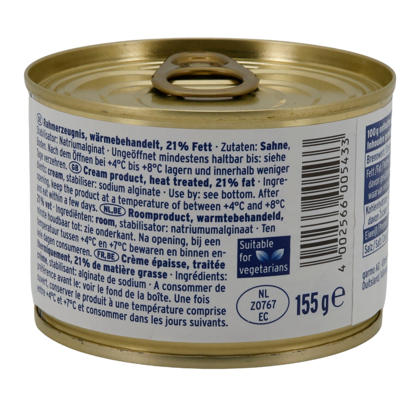 Kaymak Gazi | Prodotto lattiero-caseario | Prodotto cremoso a base di panna | 155g