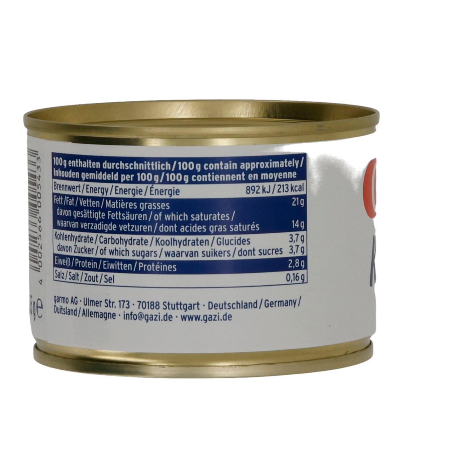 Kaymak Gazi | Prodotto lattiero-caseario | Prodotto cremoso a base di panna | 155g