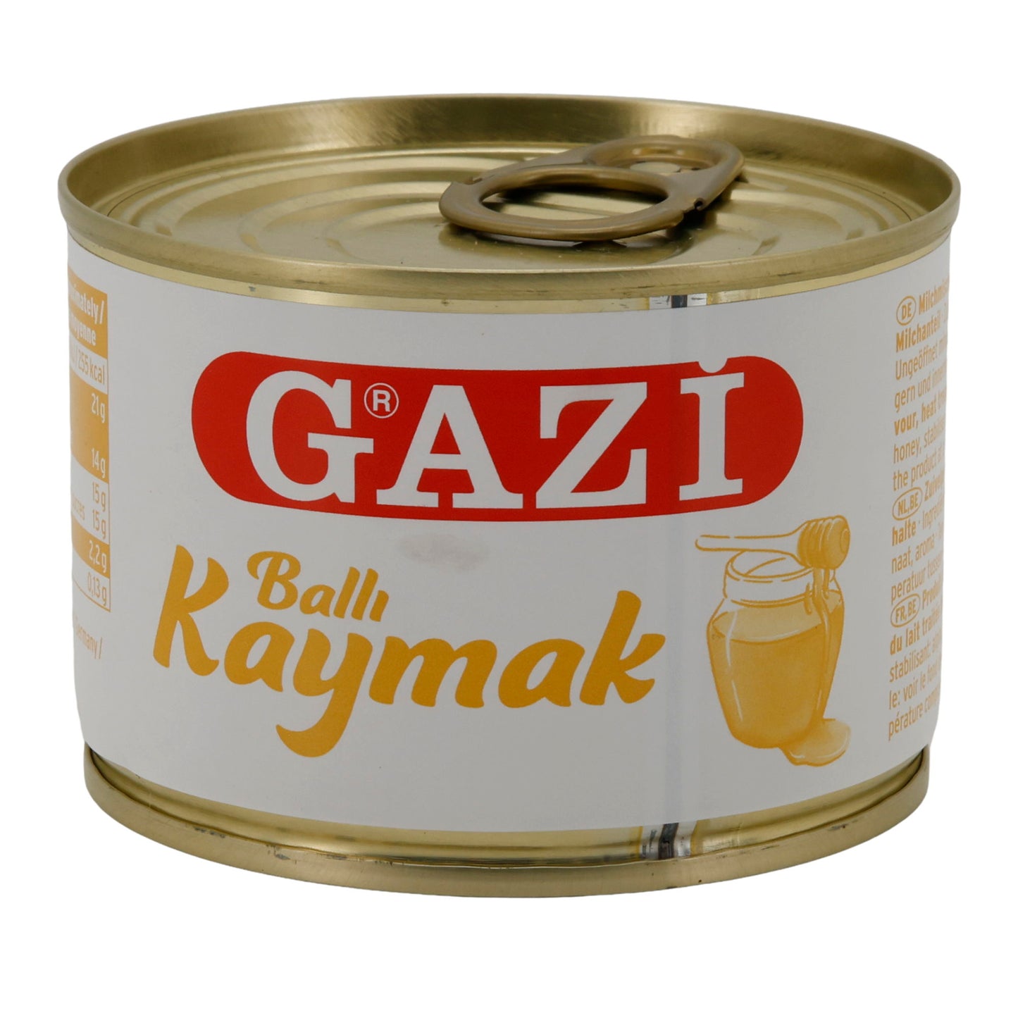 Milchcreme GAZİ Ballı Kaymak | Milchcreme | Bal aromalı kremamsı | 155 g