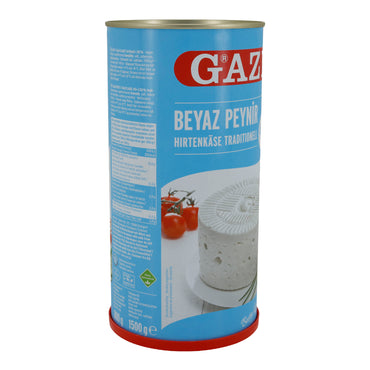 Hirtenkäse Gazi Beyaz Peynir | Hirtenkäse in pekel | 45% vet i. Tr. | 1500 g