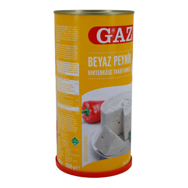 Hirtenkäse Gazi Beyaz Peynir | Traditioneel | 55 % vet i. Tr. in pekeloplossing | 1500 g