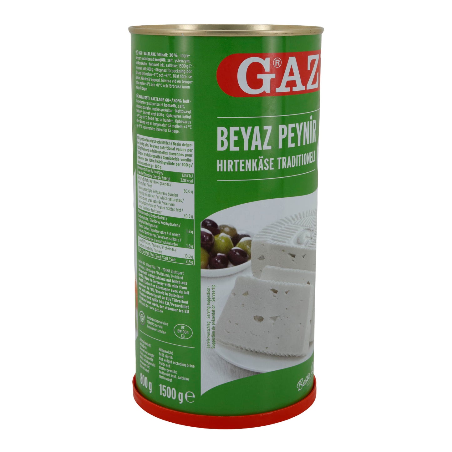 Hirtenkäse Gazi Beyaz Peynir | 60 % vet i. Tr. | Traditioneel | 1500 g