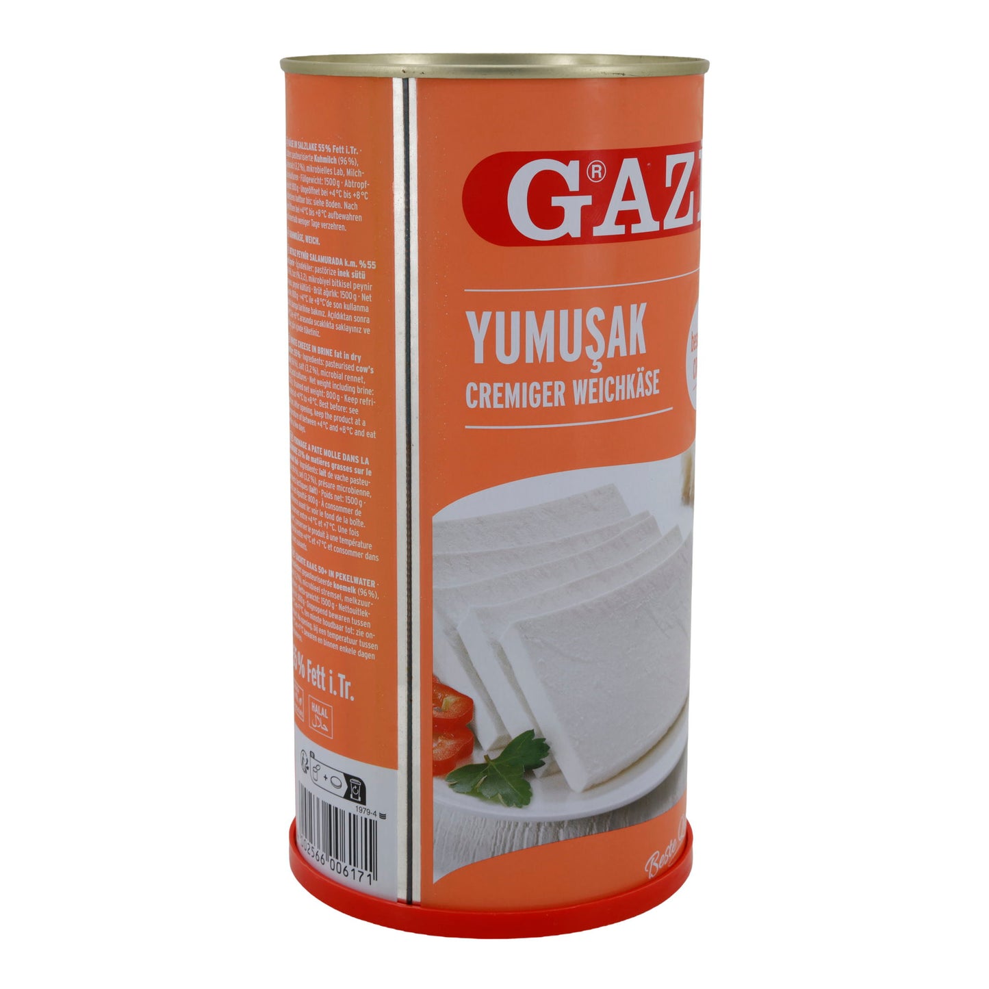 Weichkäse Gazi Yumuşak Cremiger Weichkäse | Besonders cremig | 55 % Fett i. Tr. | 1500 g