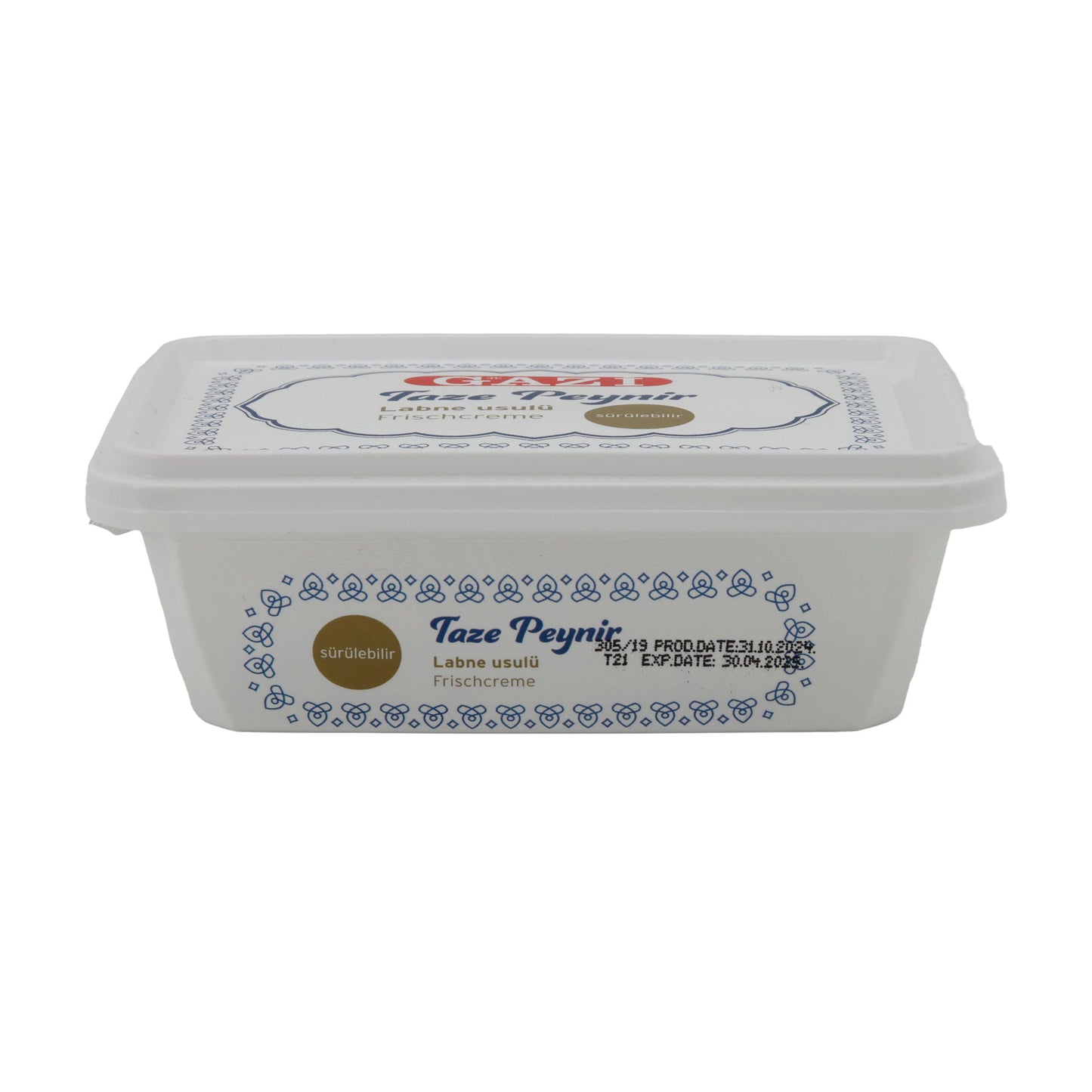 Frischcreme Gazi Taze Peynir Labne usulü | Frischcreme | Nach Labne-Art, streichfähig | 200 g