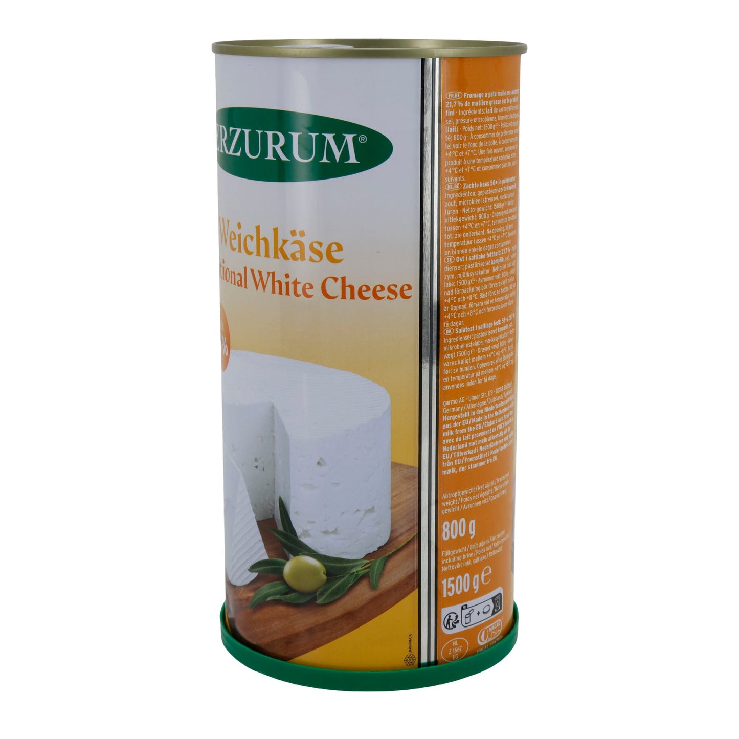 Weißkäse Erzurum | Weißkäse in Salzlake | Traditionell mit 55 % Fett i. Tr. | 1500 g ERZURUM