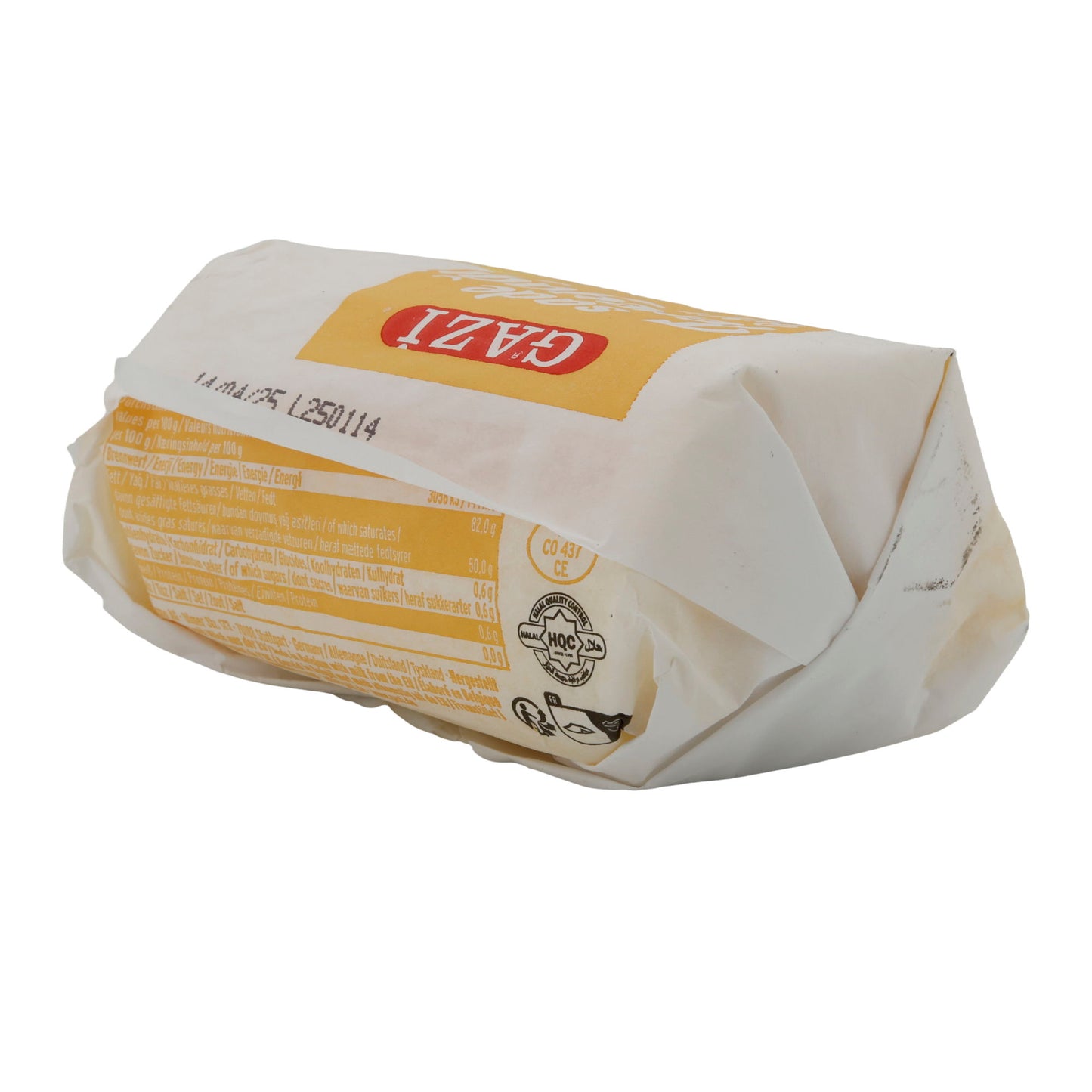 Tereyağı Butter Gazi | Ungesalzene Halal-Butter | 250 g