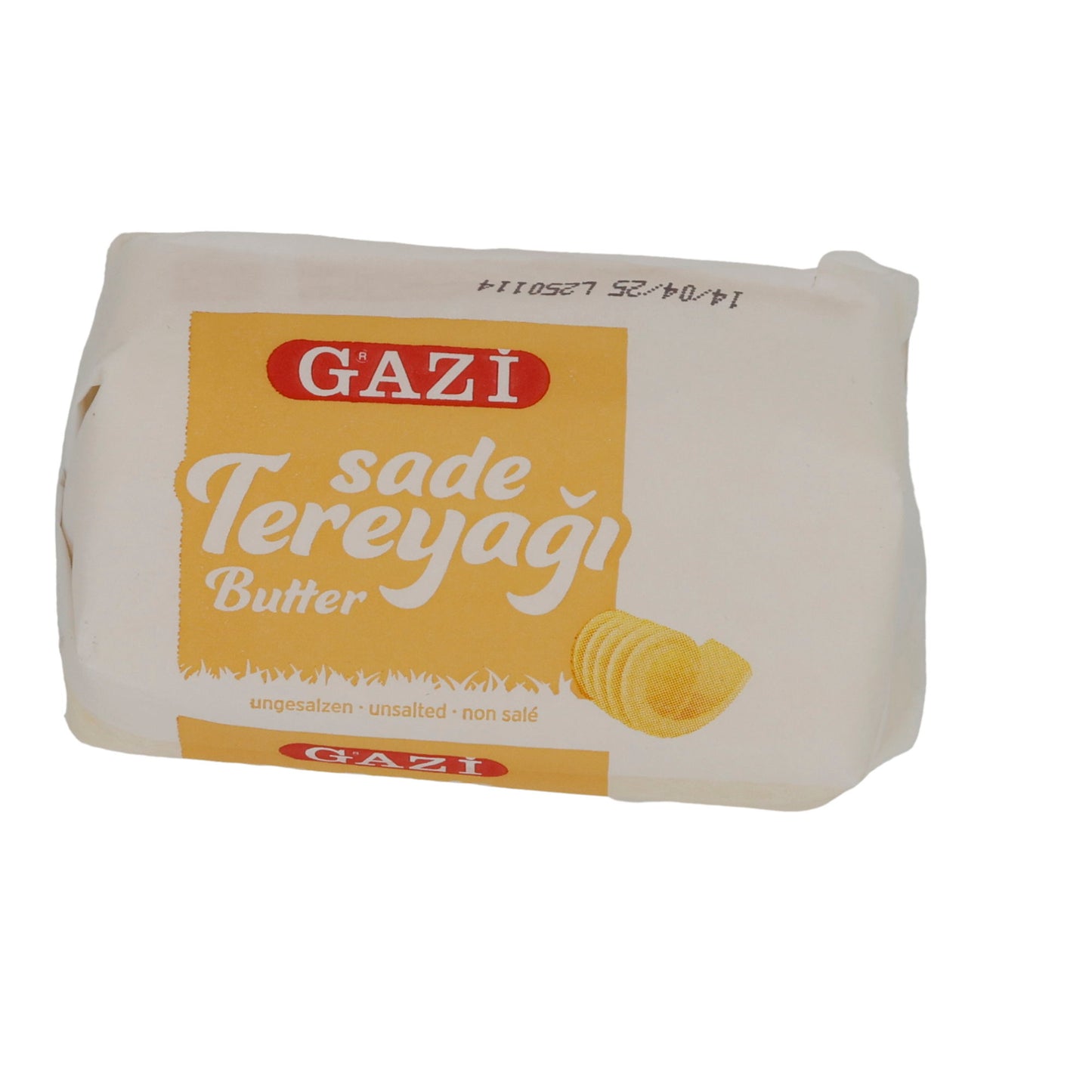 Tereyağı Butter Gazi | Ungesalzene Halal-Butter | 250 g