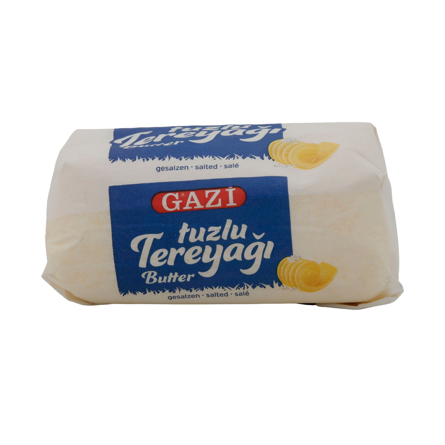 Beurre Gazi salé | Beurre salé | Saveur intense pour plats savoureux | 250 g