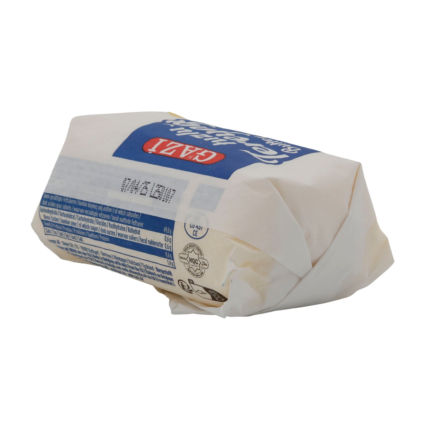 Beurre Gazi salé | Beurre salé | Saveur intense pour plats savoureux | 250 g