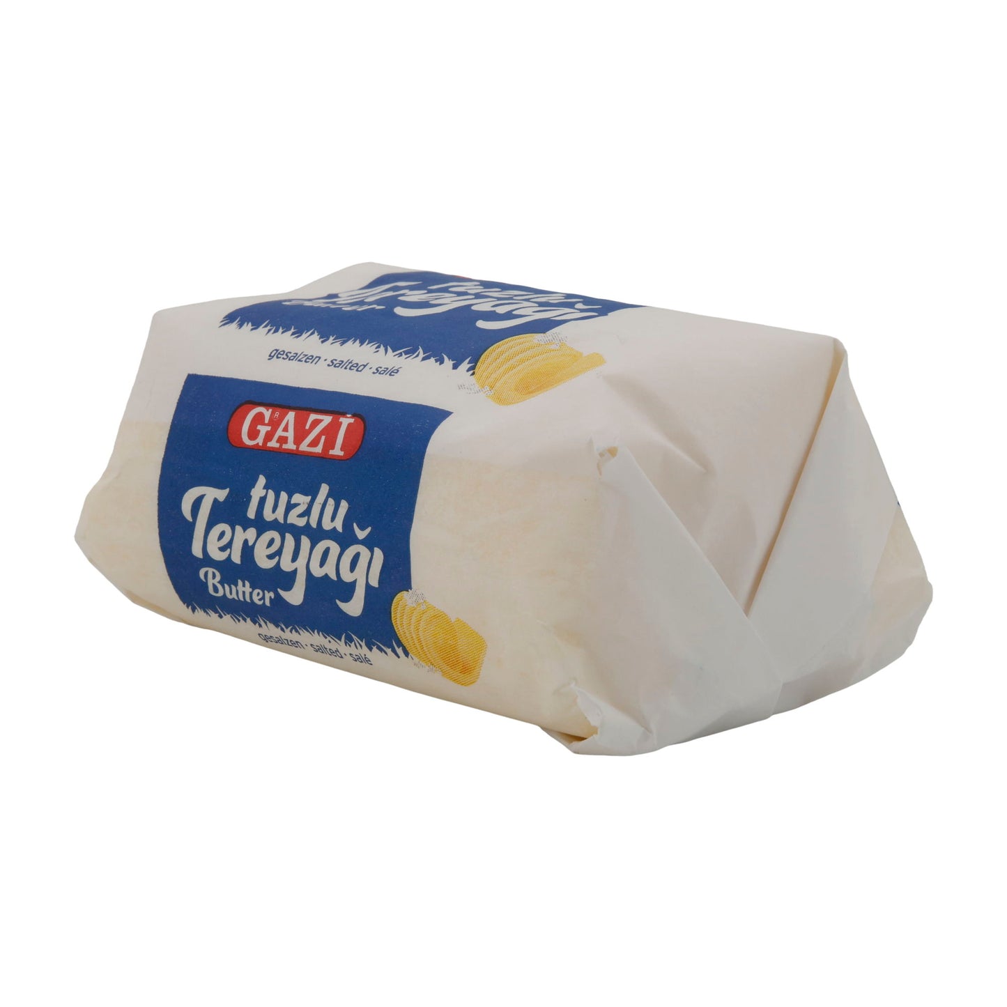 Beurre Gazi salé | Beurre salé | Saveur intense pour plats savoureux | 250 g