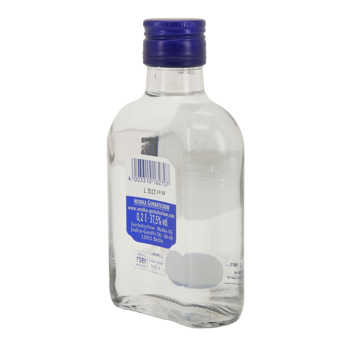Wodka Gorbatschow | 37,5 % vol | Vierfach kältegefiltert | 0,2 l Flasche