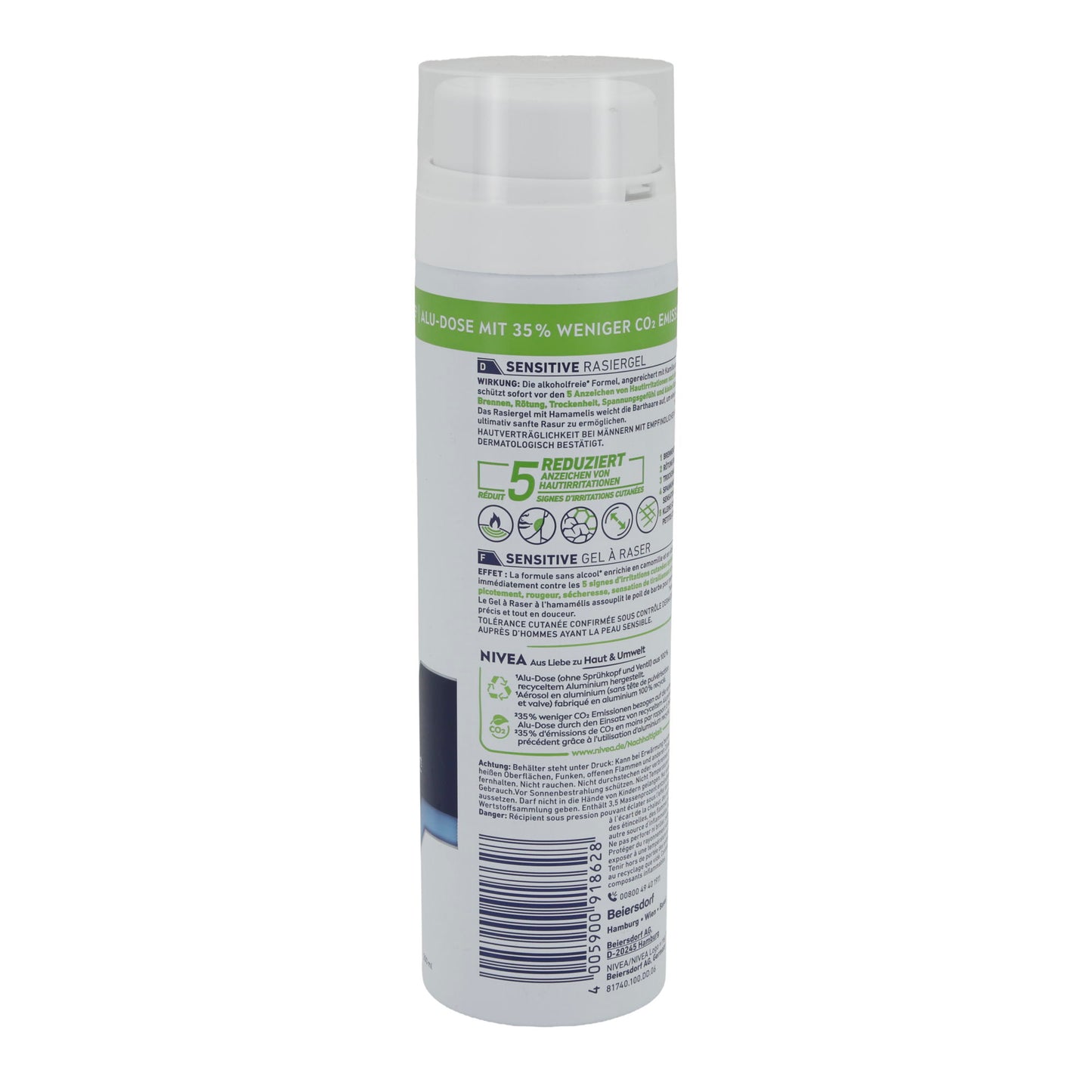 Gel da barba NIVEA MEN Sensitive Gel da barba | Gel da barba | 200 ml