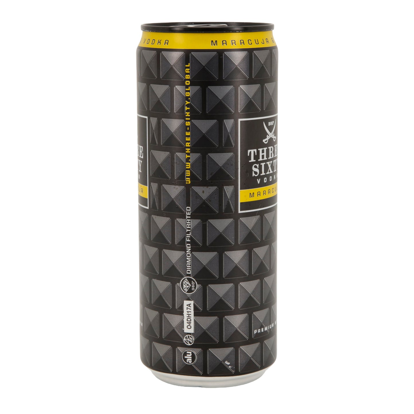 Alkoholisches Mischgetränk Three Sixty Vodka | Maracuja | 10 % vol | 0,33 l Dose