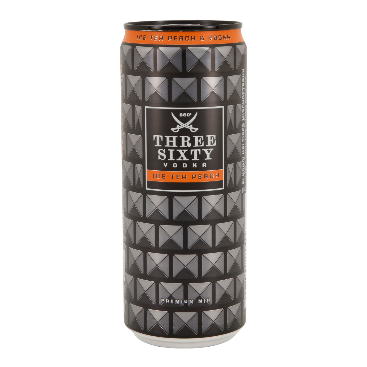 Alkoholisches Mischgetränk Three Sixty Vodka | Ice Tea Peach | 10 % vol | 0,33 l Dose
