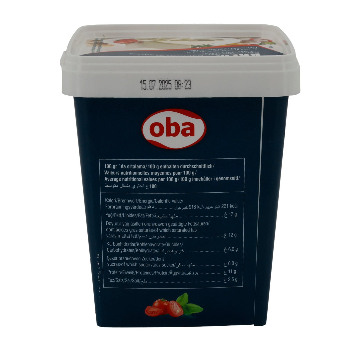 Krem Peyniri Oba | Formaggio bianco | Cremoso in salamoia | 700 g