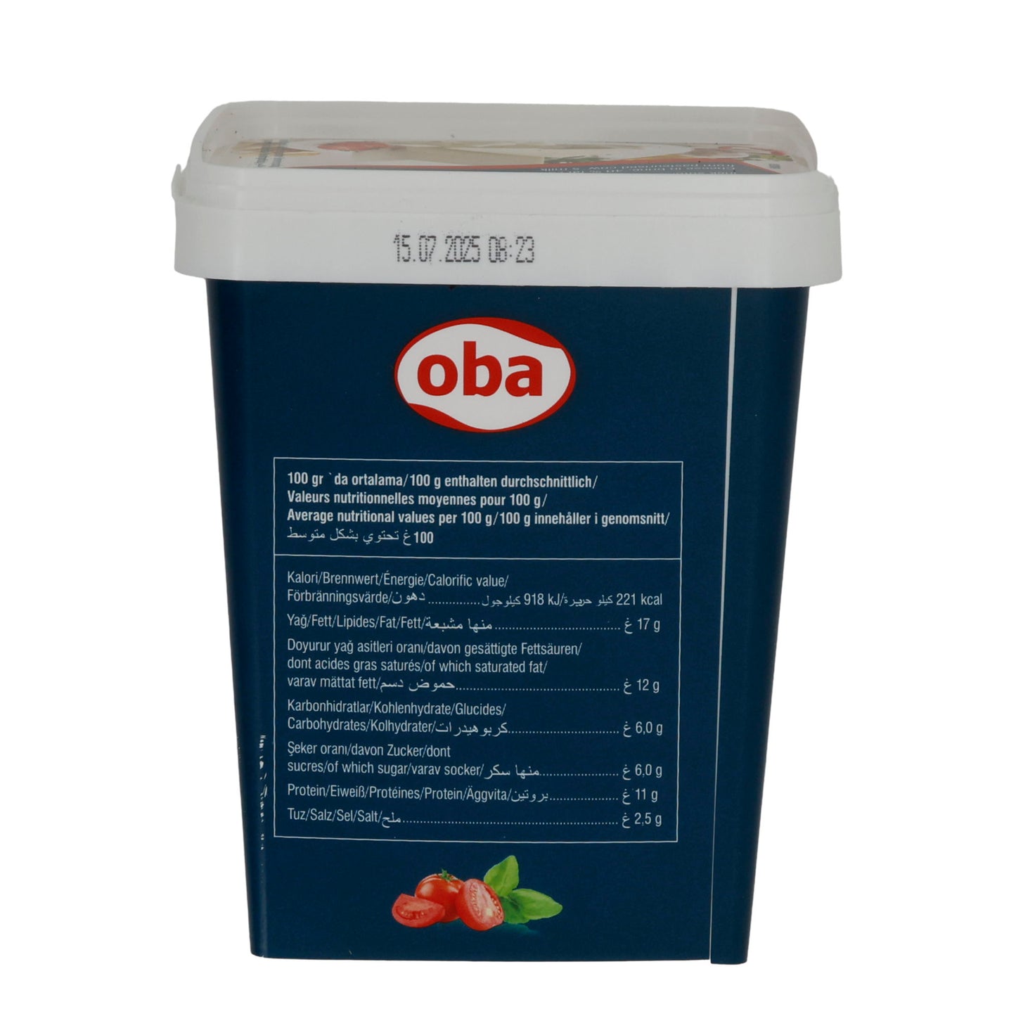 Krem Peyniri Oba | Formaggio bianco | Cremoso in salamoia | 700 g