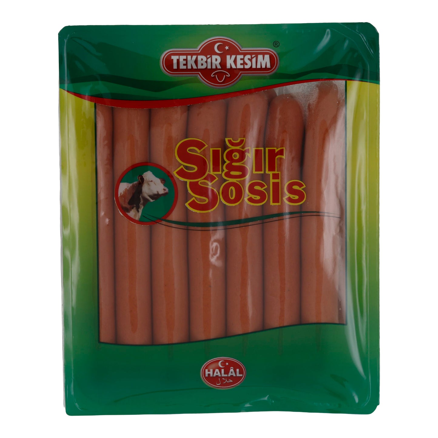 Saucisses de bœuf Tekbir | Sığır Sosis | Halal, avec dinde | 1000g